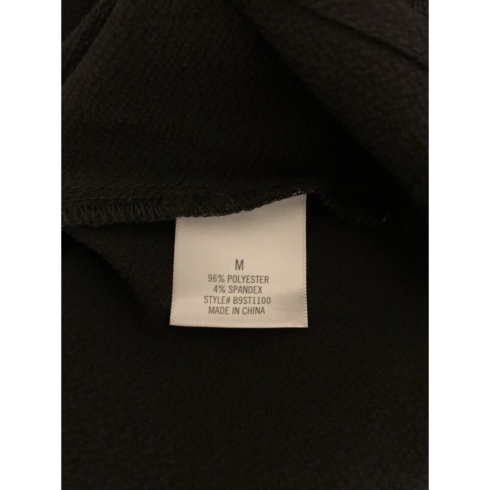 Alya Francescas Womens Size Medium Top Sleeveless Scalloped Tie Front Black New - Picture 4 of 7